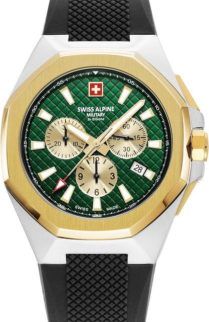 Swiss Alpine Military Chronograph, Quarz, Edelstahl, 42 mm, Herren - Bild 1