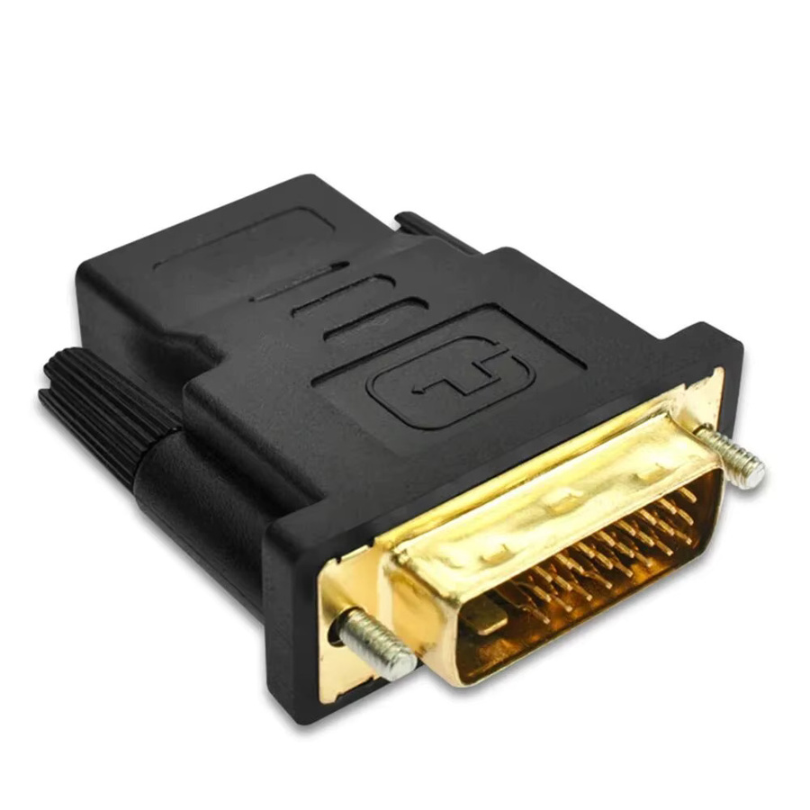 DVI zu HDMI Adapter DVI 24+1 auf HDMI Video Konverter in Schwarz für PC, HDTV und Projektor - Bild 2