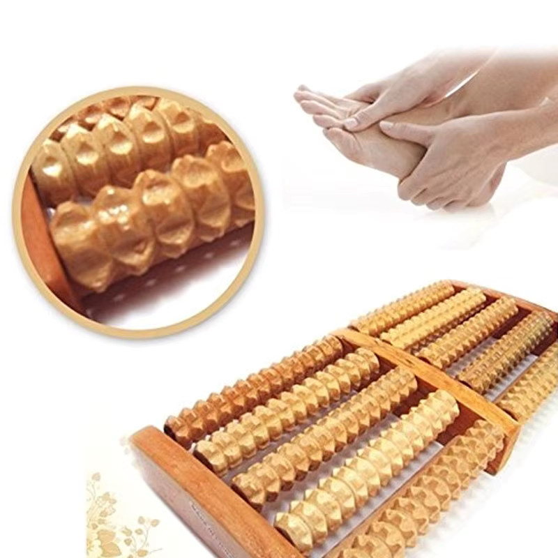 BYEPAIN Fußmassagegerät aus Holz, Unisex - Bild 3