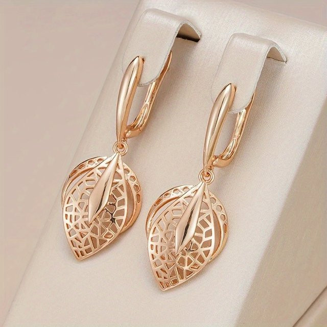 YoYo Ohrringe, Tropfen-Ohrringe, Gold, Roségold, ethnische, Damen - Bild 1