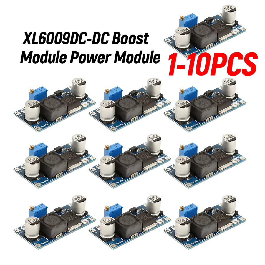 VODOOL HW-432 XL6009 DC-DC Step-Up-Modul blau, Einstellbares Boost-Modul für 5V/6V/9V/12V auf 24V Ausgang - Bild 2