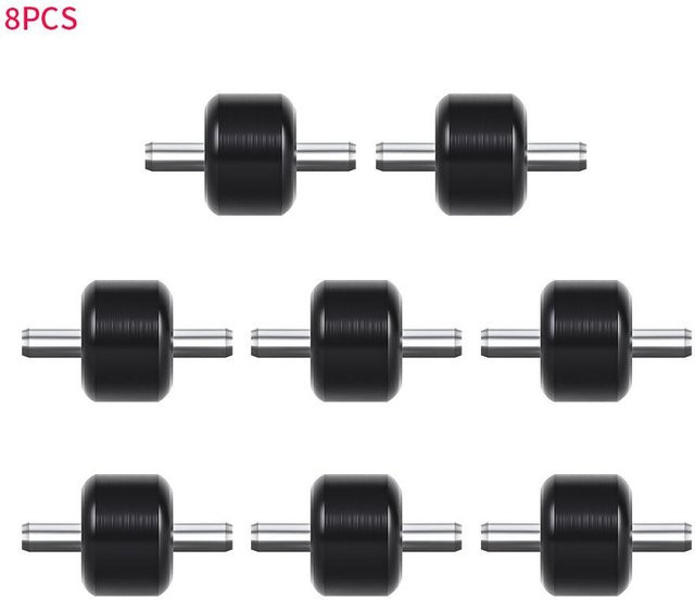 Weiche Ersatzrollenräder in Schwarz für Dyson Staubsauger V6 V7 V8 V10 V11 V15 Zubehörteil - Bild 1