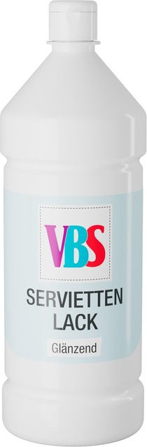 VBS Serviettenlack Glänzend Transparent 1000 ml - Bild 1
