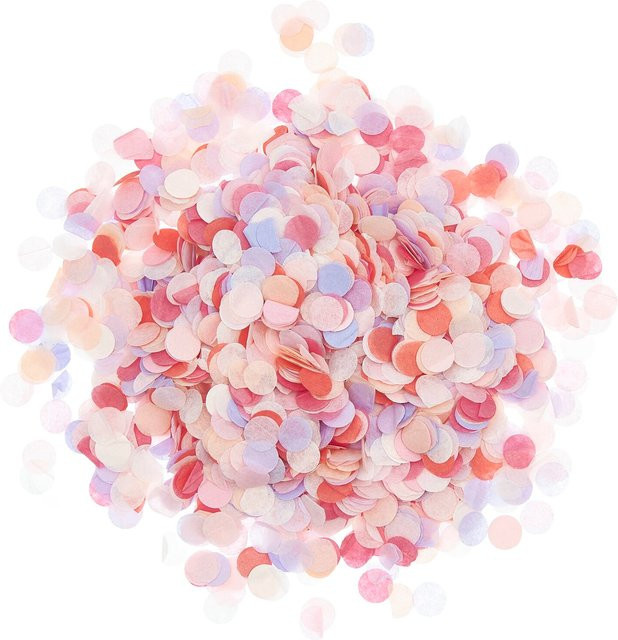 Rico Design Konfetti La Vie en Rose rund in Pink und Multicolour aus Papier - Bild 1