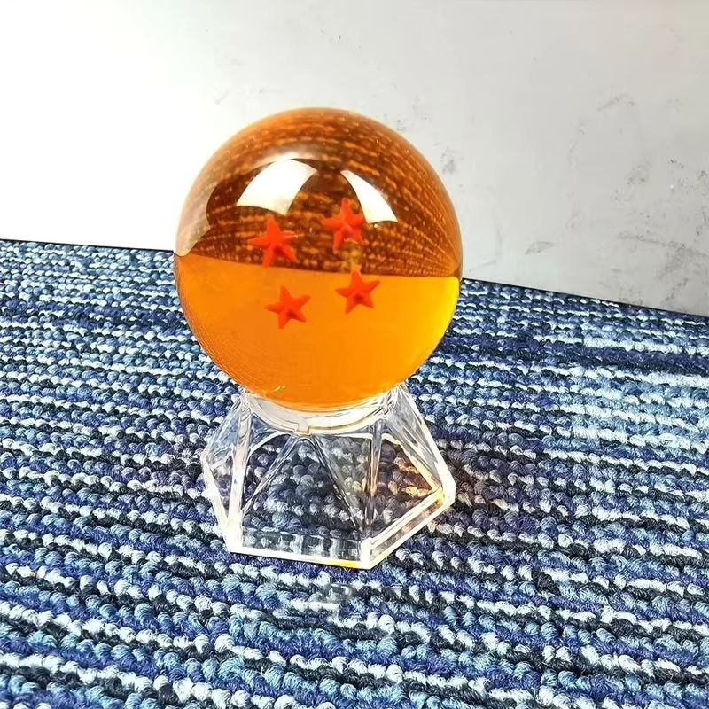 Bandai Dragon Ball Z Actionfigur mit orangefarbener Kristallkugel aus Glas und Kunststoff auf Rundbasis - Bild 4