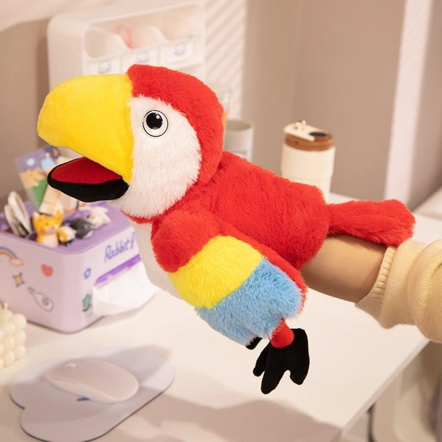 Yiran Health & Beauty Cartoon Tier Plüsch Handpuppe, 35cm, ab 14 Jahren - Bild 1