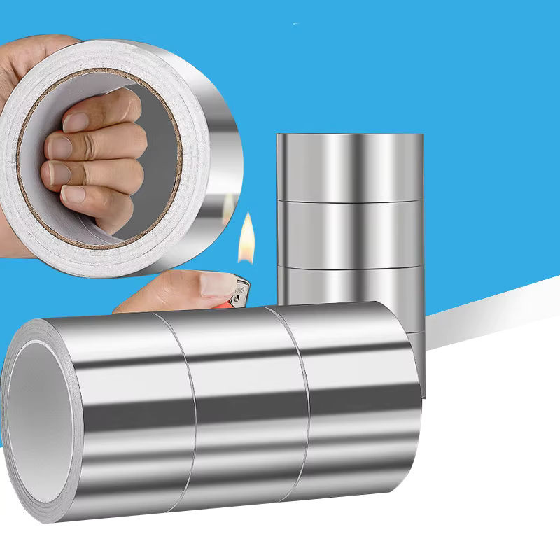 Selbstklebendes Aluminium-Folie-Band für die Küche, hitzebeständig und wasserdicht, Farbe: Silber - Bild 3