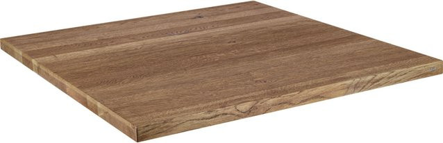 VEGA Indoor-Tischplatte Torres quadratisch in Eiche antik/grau, B/T/H: 40 x 40 x 3 cm - Bild 1
