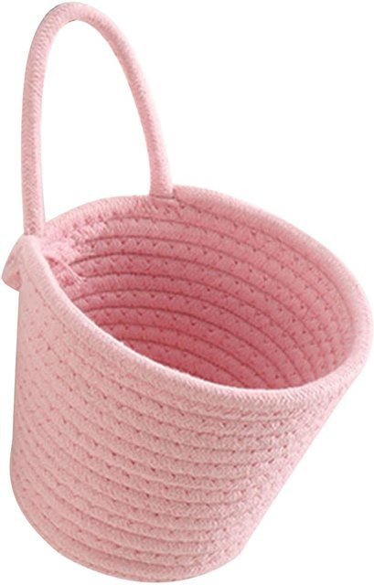 Aufbewahrungskorb Emilia aus Stoff mit Griffen in Rosa - Bild 1