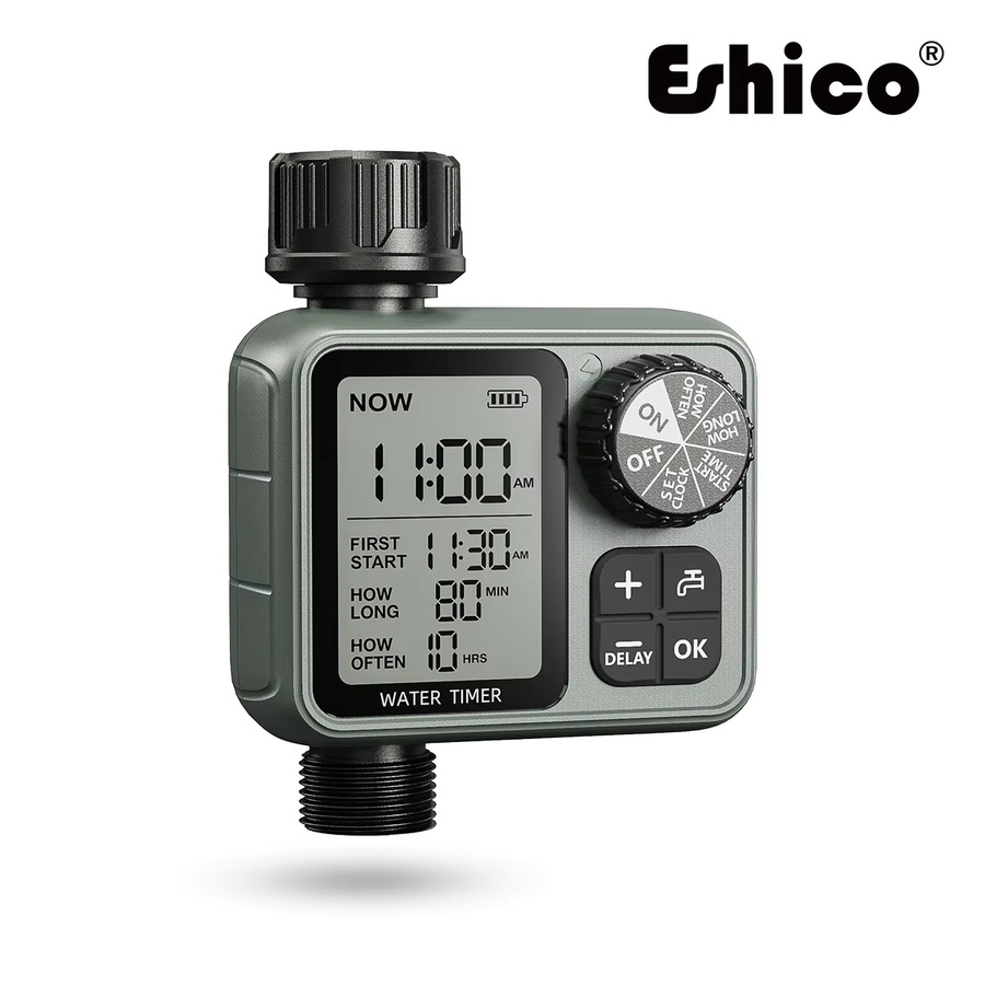 ESHICO HCT-M22 Automatischer digitaler Bewässerungscomputer für die Gartenbewässerung im Außenbereich, H x B x T: 6,2 x 12,6 x 5,9 cm - Bild 6