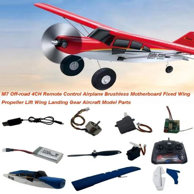 M7 Offroad-Ferngesteuertes Flugzeug, Bürstenlos, 4CH Multistyle-Hebeflügel, 1-teiliges Set - Bild 1