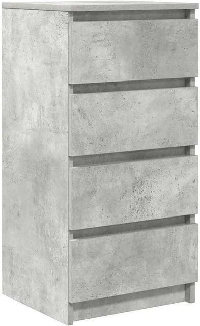 vidaXL Sideboard in Betongrau aus Holzwerkstoff, B/T/H: 37,5 x 35,0 x 76,0 cm - Bild 1