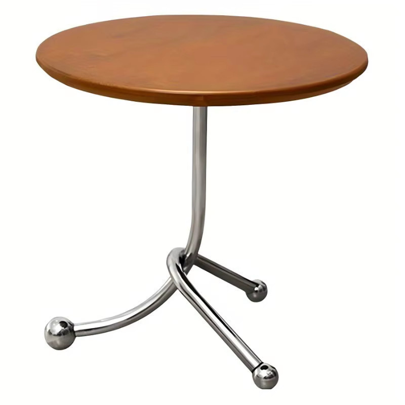 Runder Couchtisch im skandinavischen Design von LIUSHADUOLA in Schwarz oder Braun - Bild 2