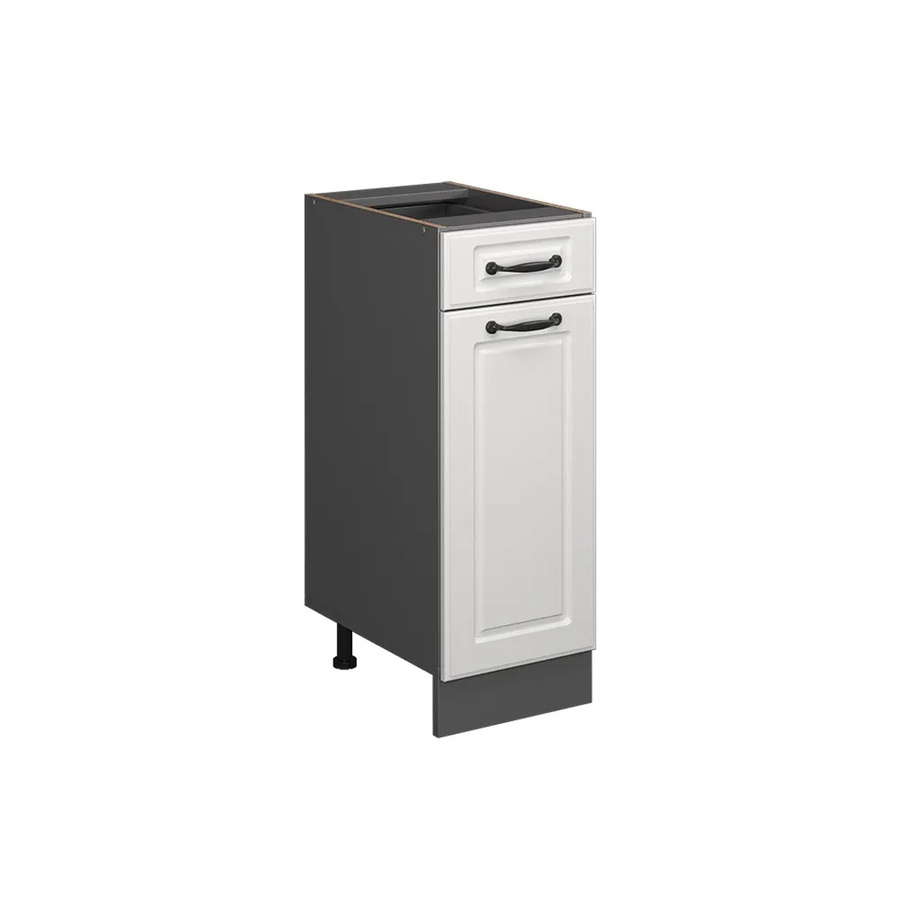 Vicco Küchenunterschrank R-Line Landhaus Weiß Anthrazit Breite: 30 cm - Bild 2