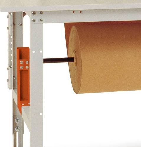 Manuflex AS1201.2001 Rollen-Achssatz aus Stahl in Anthrazit, Orange und Weiß matt - Bild 1