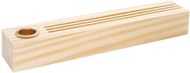 Rico Design Holzständer für Metallringe, Karten und Spiralkerzen, B/T/H: 26 x 5 x 4 cm - Bild 1