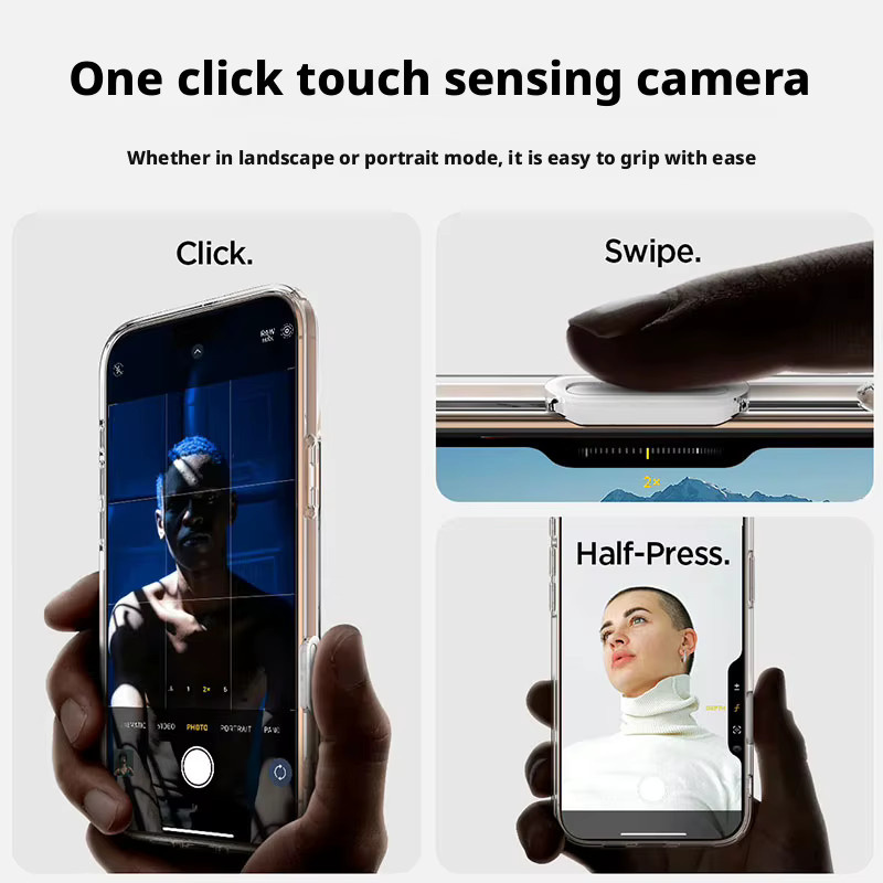 Spigen Ultra Hybrid Magnetische Schutzhülle für iPhone 17 Air, iPhone 17, iPhone 16 Pro Max und iPhone 16 Plus, Transparent - Bild 2