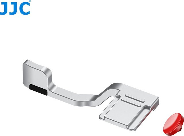 JJC Metall-Handgriff mit Auslöseknopf für Fujifilm Fuji X-T30 III, X-T30 II, X-T30, X-T20, X-T10 in Silber - Bild 1