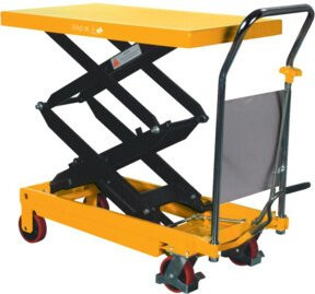 Noblelift Doppelscherenhubtisch TFD 35 in Gelb mit 350 kg Tragkraft - Bild 1