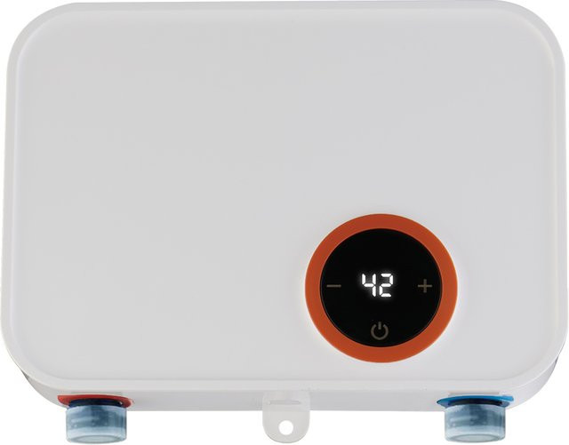 ATWFS Elektrischer Warmwasserbereiter 5500 W als kleiner Durchlauferhitzer für Küche und Badezimmer in Weiß - Bild 1