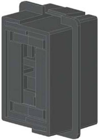 Siemens Anschlussterminal 8PQ5000-0BA05 aus Kunststoff in Schwarz, B: 6,0 cm, T: 3,3 cm, H: 4,0 cm - Bild 1
