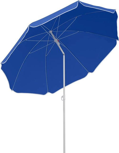 Schneider Balkonschirm mit Knickfunktion aus Nylon-Gewebe und Stahl, Durchmesser: 180 cm - Bild 1