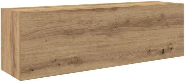 vidaXL Bad-Wandschrank Artisan-Eiche in Braun, B/H/T: 100 x 25 x 30 cm - Bild 1
