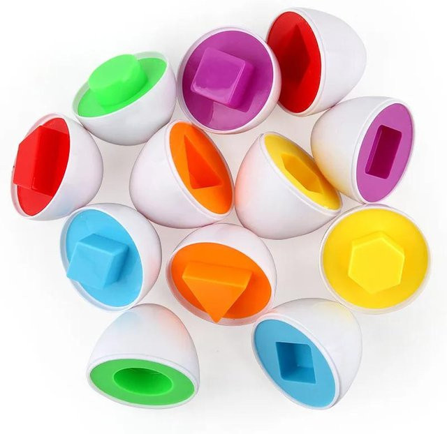 Binchi Outdoor Product Montessori Smart Eggs, Formensortierer, ab 2 Jahre - Bild 1