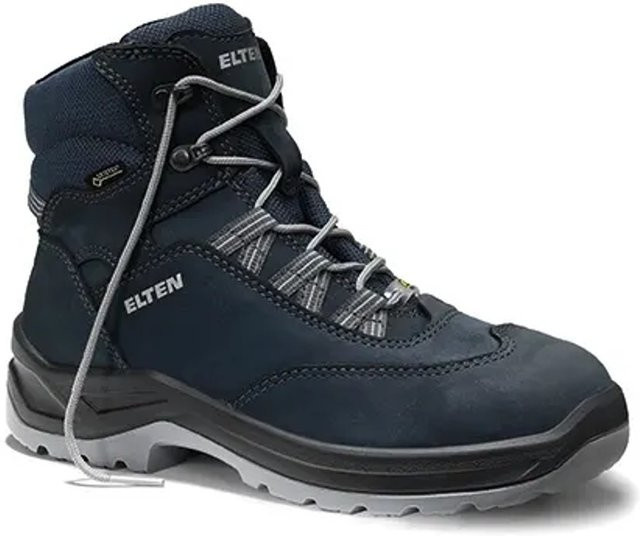 Elten Damen Sicherheitsschnürstiefel Lotte GTX Blue Mid ESD S3 CI in Blau und Schwarz, Größe 41 - Bild 1