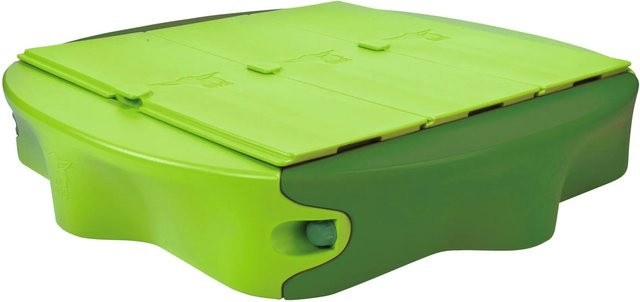 Sandkasten BIG Sandy mit bespielbarer Hard-Cover Abdeckung B/T/H: 138 x 138 x 33 cm - Bild 1