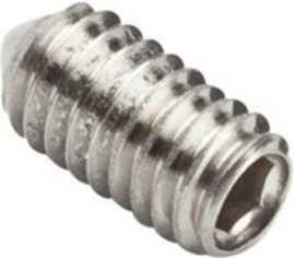 Hansgrohe Gwindestift M4x8mm DIN914 aus Edelstahl in Silber - Bild 1