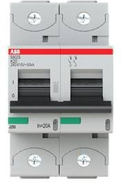 ABB S802S-K20 Leitungsschutzschalter 20A 400V Grau - Bild 1