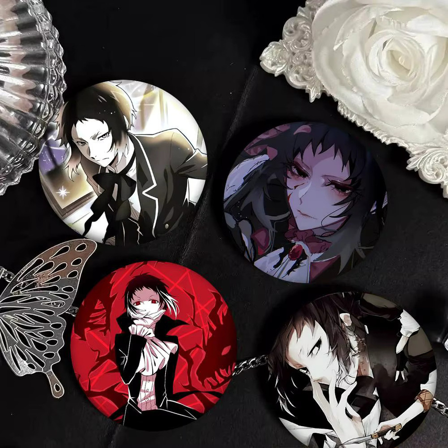 KAYOU Brosche, R-Ryunosuke Akutagawa, Rundes Abzeichen - Bild 4