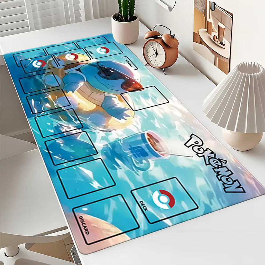 Potdemiel Pokemon Squirtle Summer Vacation TCG Spielmatte mit Zonen - Bild 3