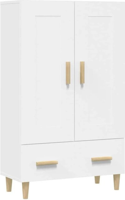 vidaXL Highboard Weiß Matt, Wandmontage, B/T/H: 70 x 31 x 115 cm - Bild 1