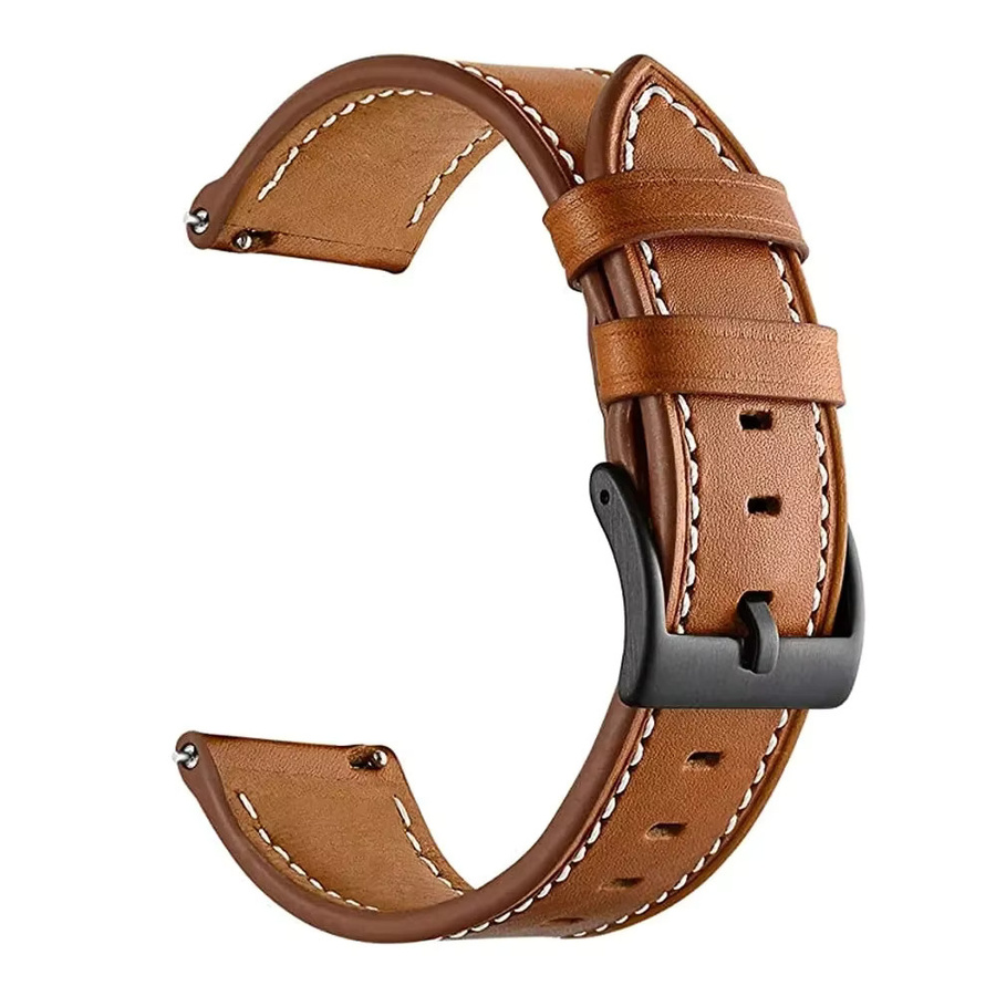 QCTOG Uhrenarmband Leder, 20mm 22mm, Unisex - Bild 2