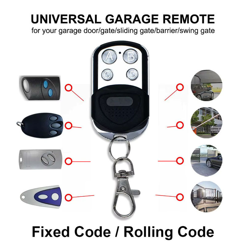 Scimagic-RC Universal-Garagentor-Fernbedienung als 4-in-1-Handsender im Schlüsselanhänger-Design, wasserdicht, unterstützt 280–868 MHz sowie 433,92 MHz und 868,35 MHz - Bild 3
