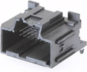 Molex Einbau-Stiftleiste Standard 2 Reihen Schwarz - Bild 1