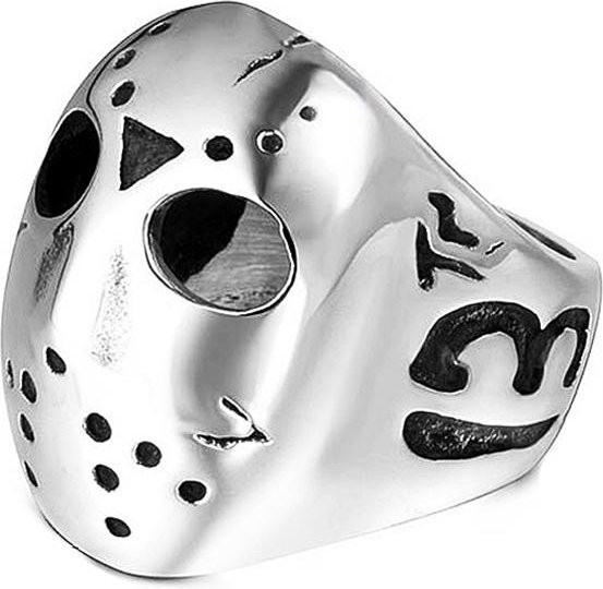 Yiran Jewelry Jason Maske Ring, Edelstahl, Weiß, Herren - Bild 1