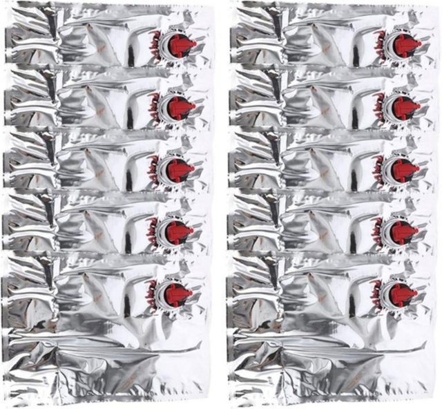 Wit Angel Wein-Dispenserbeutel aus Aluminium in Silber, 2 l Fassungsvermögen - Bild 1