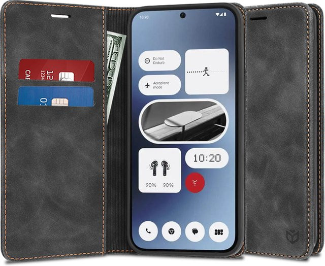 Techsuit Confy Schutzhülle für Nothing Phone (2a) Plus und Nothing Phone (2a), Schwarz - Bild 1