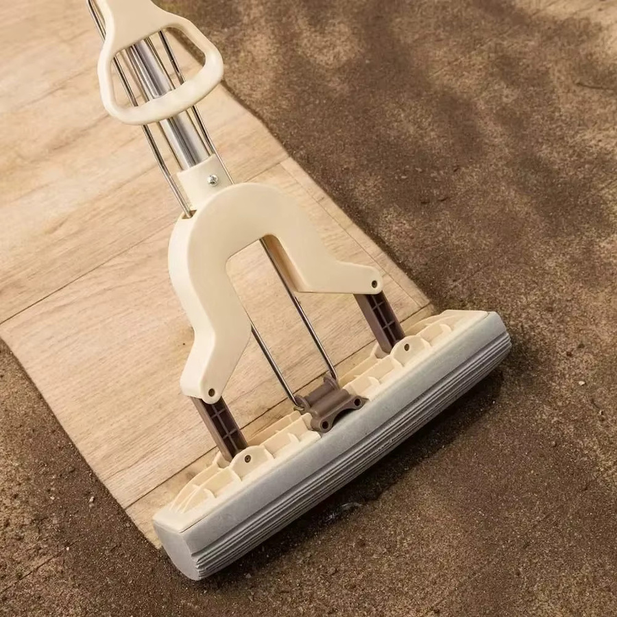 UNTIOR Squeeze Selbstentleerender Mop mit Wringer zur Reinigung von Holzböden, Fliesen, Wänden und Decken - Bild 2