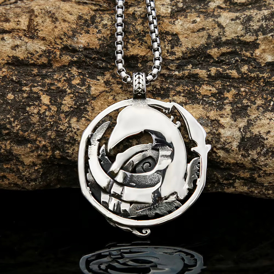 Anhänger Odin Raben, Edelstahl, Unisex - Bild 3