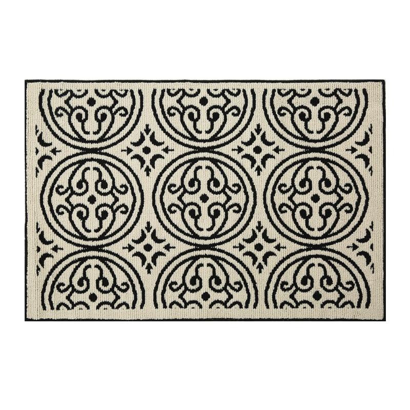 Hochwertige Eingangsmatte aus Polyester, rutschfest und schmutzabweisend, B/B: 60 x 90 cm - Bild 4