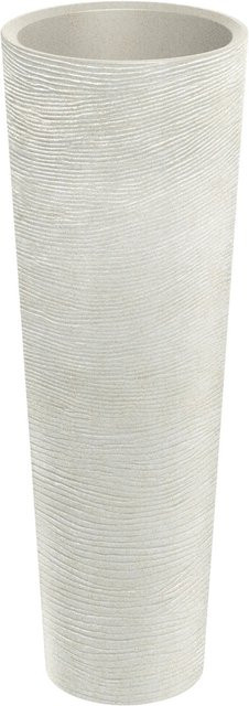 Prosperplast Blumentopf Tubra Schlank Hoch in Sand, Durchmesser: 40 cm, Höhe: 110 cm - Bild 1