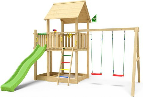 JUNGLE GYM Spielturm Silvi hellgrün gruen - Bild 1