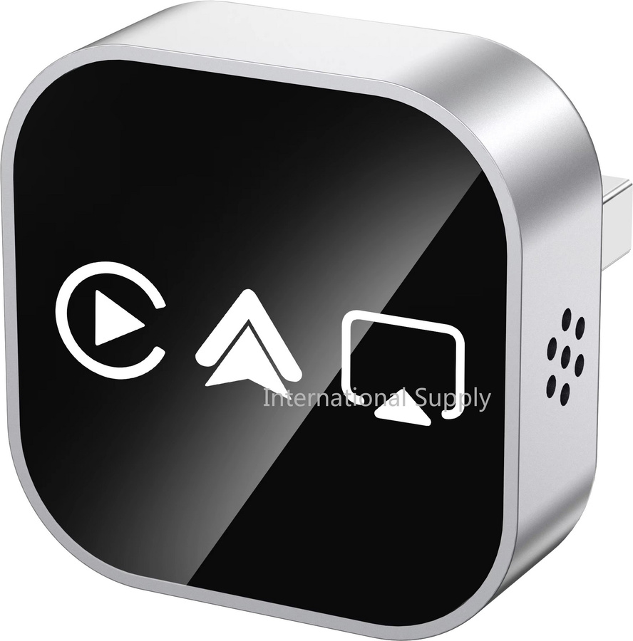 NUOYING 4-in-1 Kabelloser CarPlay Adapter mit Android Auto, Mirror Link und WiFi/Bluetooth Verbindung in Schwarz - Bild 3