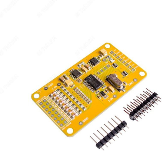 Si Tai&SH Ads1256 24-Bit ADC Daten-Erfassungsmodul in Beige und Gelb - Bild 1