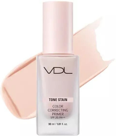 VDL Tone Stain Color Correcting Primer, Rosenquarz, 30 ml - Bild 1