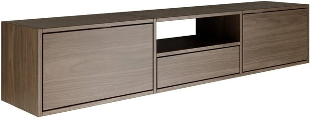 Selsey TV-Hängeboard Framme mit Ablage in Holzoptik Walnuss, Breite: 150,1 cm, Tiefe: 30,0 cm, Höhe: 30,0 cm - Bild 1